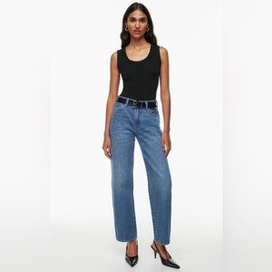 Aritzia high rise baggy jean